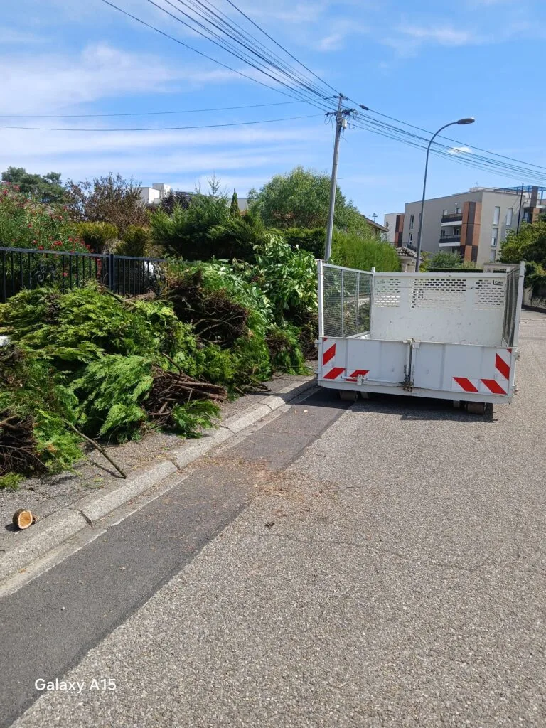 Équipe de King Élagueur au travail sur un chantier d’espaces verts
